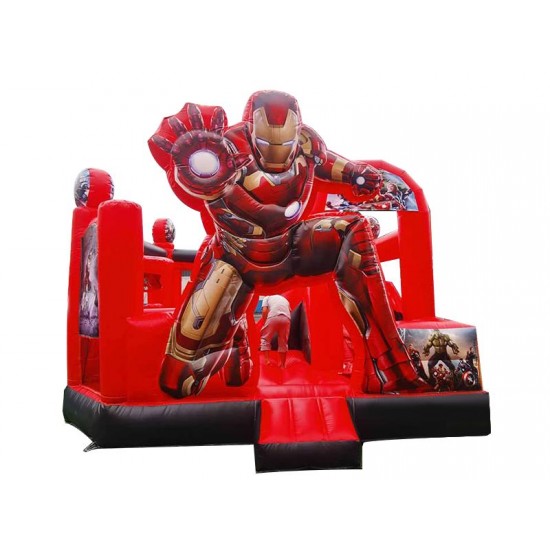 Iron Man Bounce House With Slide