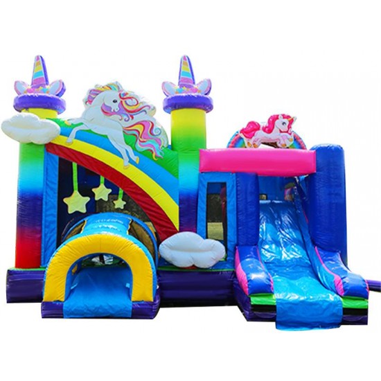 6 in 1 Unicorn Bounce House Combo