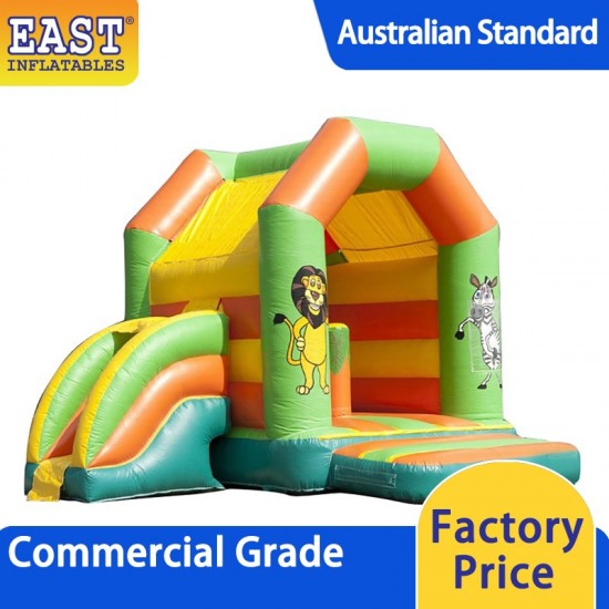 Jungle Inflatable Bouncy Slide