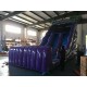 Purple Marble Dual Lane Inflatable Dry Slide