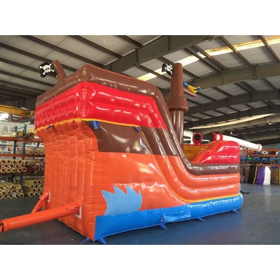 Pirate Ship Inflatable Slide